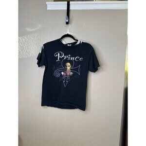 Prince 2011 Tour Men's Black T short sleeve‎ band shirt pullover